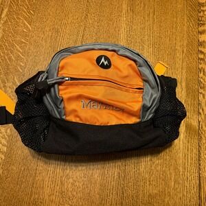 Marmot Biospan Waist Bag Fanny Pack Storage‎ Hiking Adjustable Orange NWOT